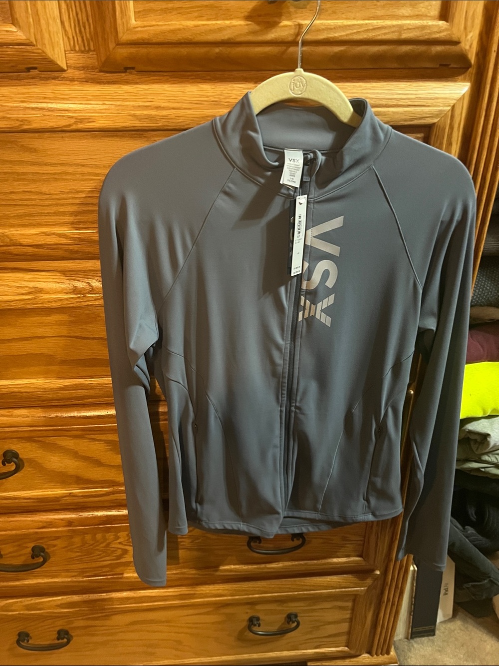 VSX Women's Full-Zip Athletic Jacket in Gray